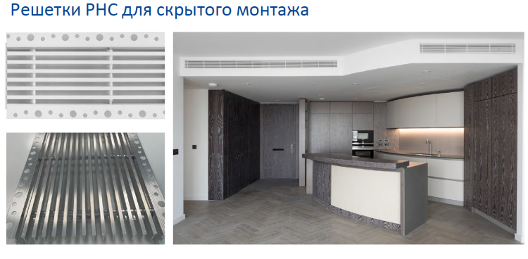 Решетка вентиляционная TROX серий AGS, PH, PC, PM, PPC, PHC, PPBC, PBHC