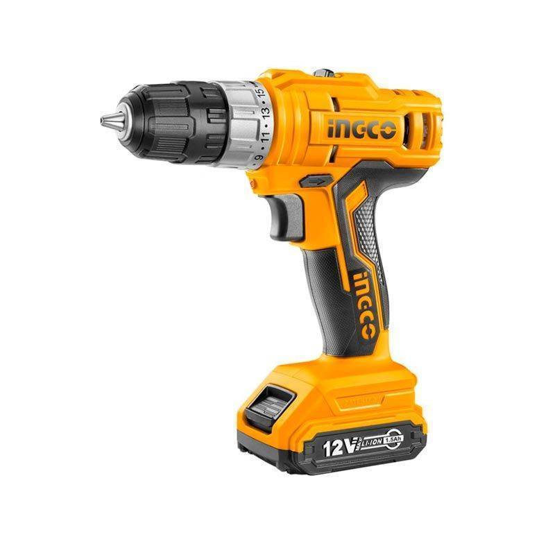 Дрель-шуруповерт аккумуляторная INGCO CDLI 12 В CDLI