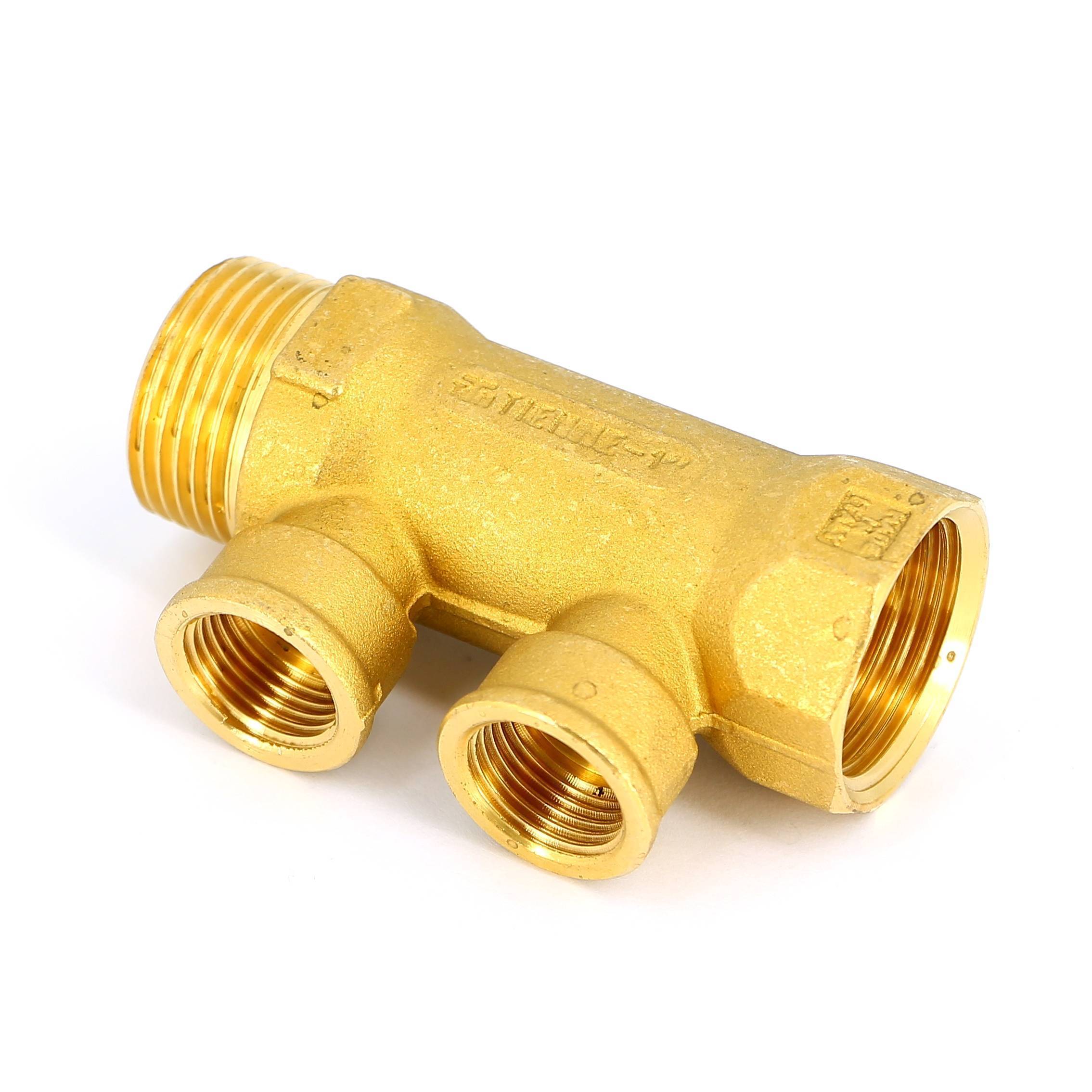 Коллектор Tiemme 1910 1 НВ 3 выхода 3/4 EK 50 мм 1910008