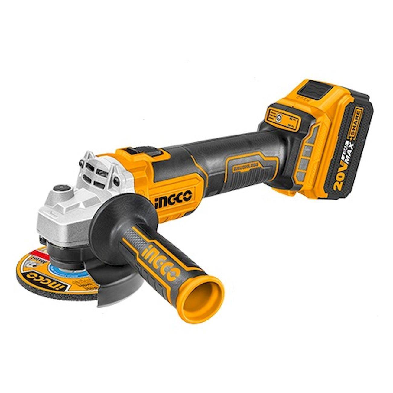 Набор аккумуляторного инструмента INGCO CKLI дрель-шуруповерт, гайковерт и фонарь 20 В CKLI