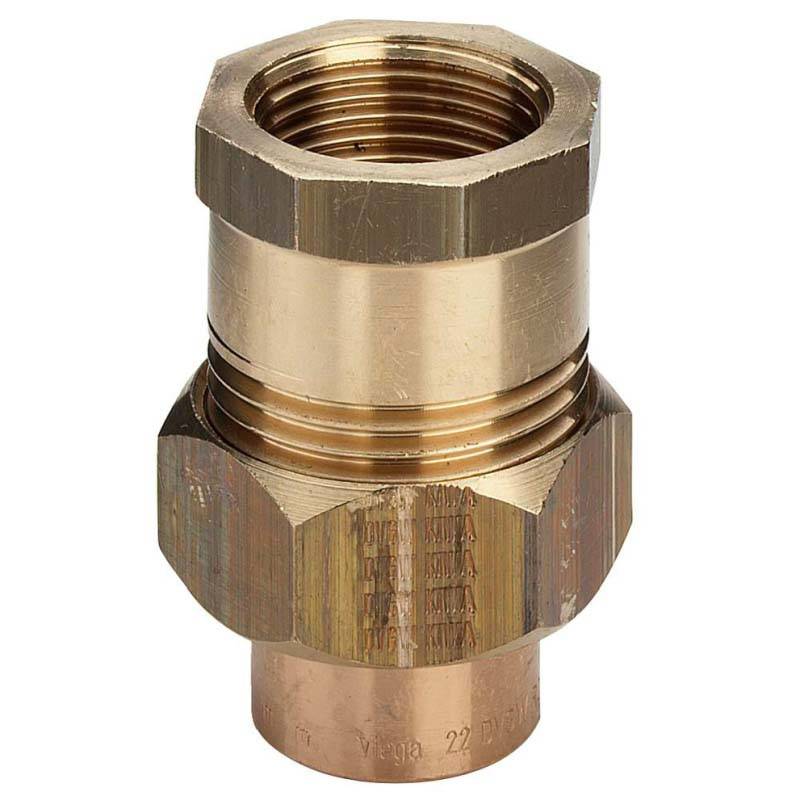 Разъемное соединение Viega 94343G пайка — внутренняя резьба с плоской прокладкой 15х1/2 113421