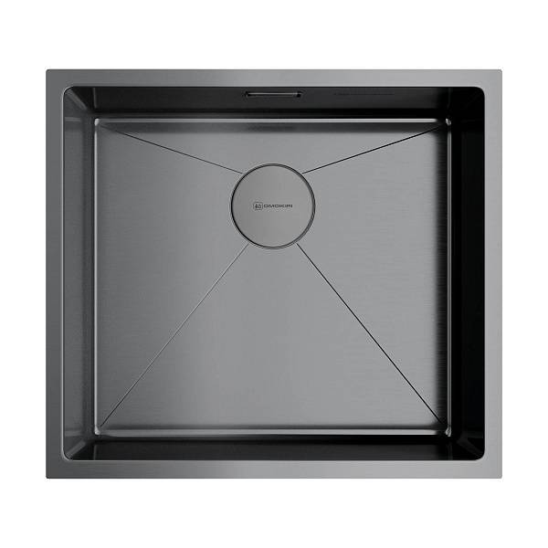 Кухонная мойка OMOIKIRI Taki 49-U/IF-GM 49x44 см вороненая сталь 4973524