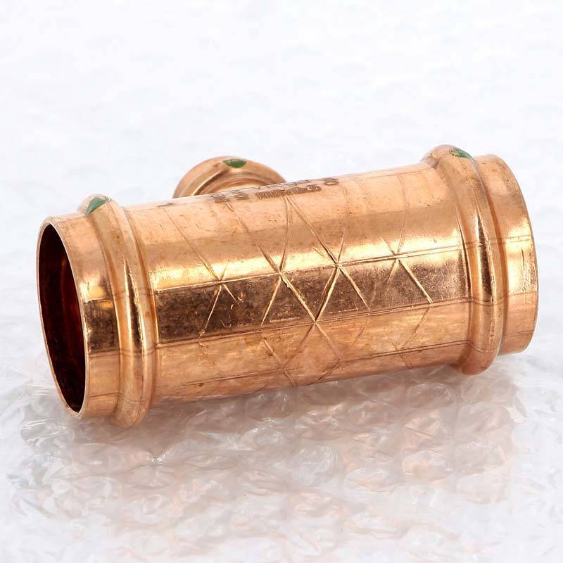 Тройник пресс медный Viega Profipress 35x18x35 мм 324872