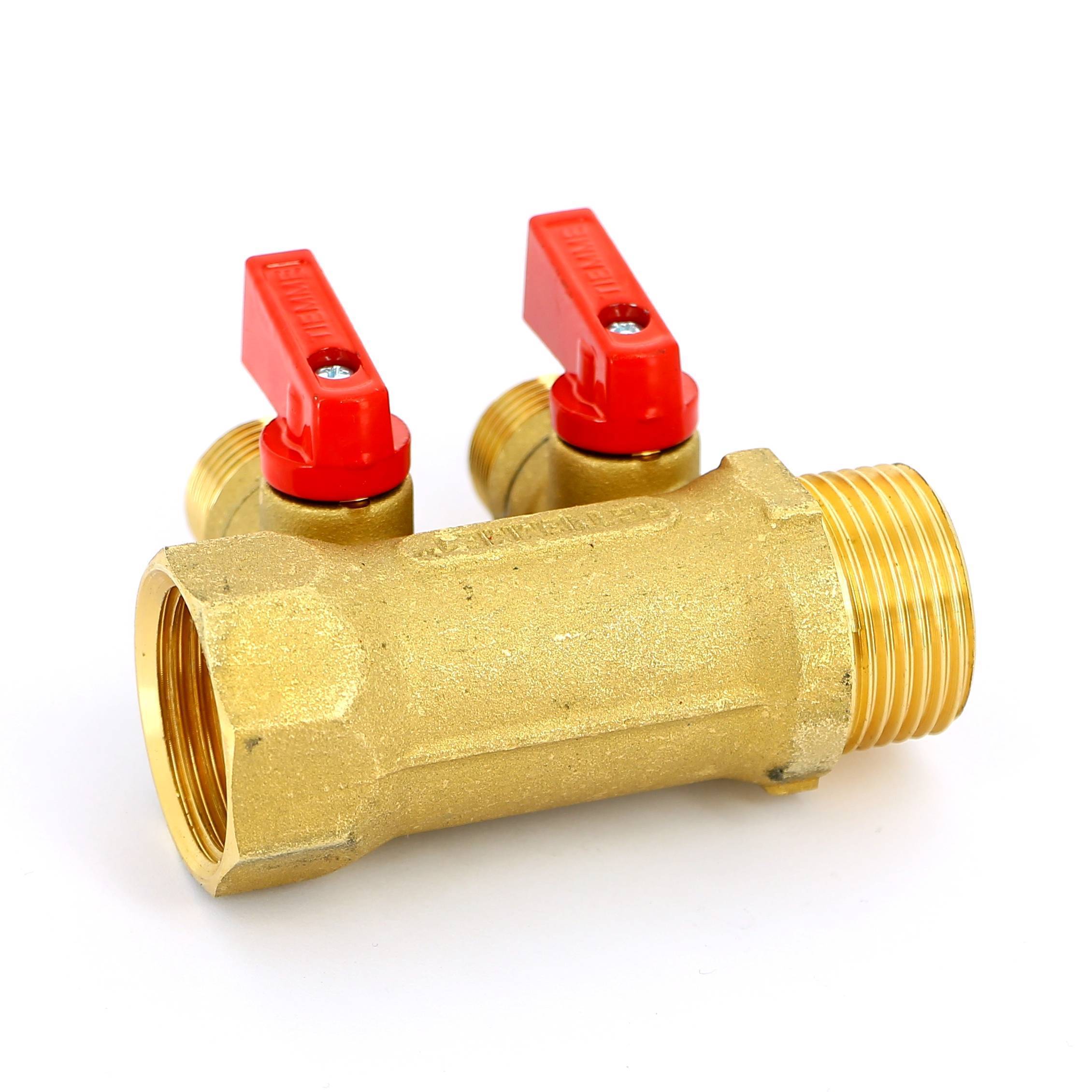 Коллектор Tiemme 1820 1 НВ 2 выхода 1/2 Н 36 мм 1820006