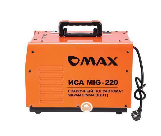 Сварочный полуавтомат Omax MIG-220 MMA/MIG/FLUX MIG-220