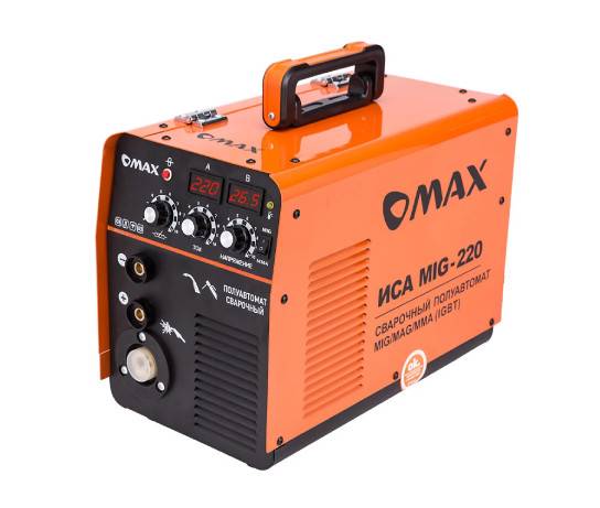 Сварочный полуавтомат Omax MIG-220 MMA/MIG/FLUX MIG-220