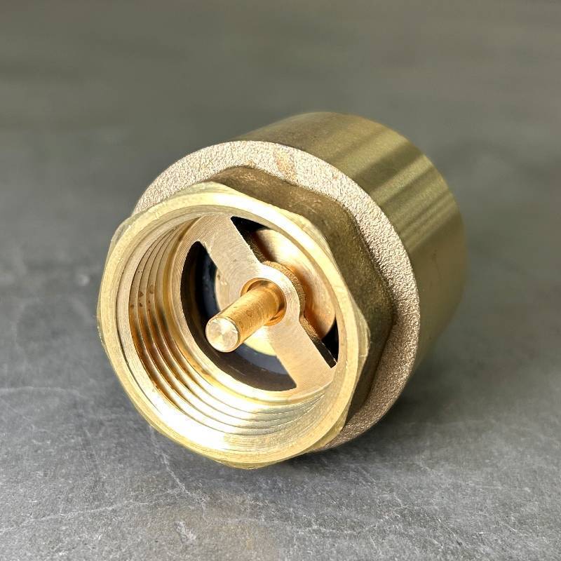 Клапан обратный STOUT пружинный с латунным затвором 1 ВВ CV251003