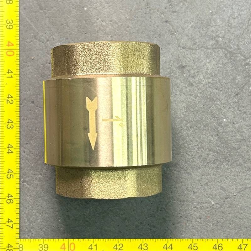 Клапан обратный STOUT пружинный с латунным затвором 1 ВВ CV251003