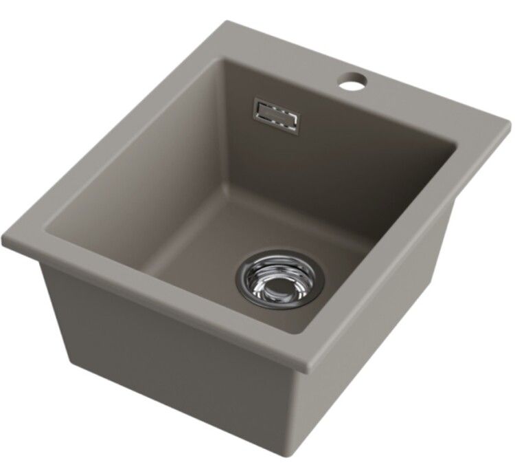 Мойка кухонная Omoikiri Omishima 410x510 мм dust grey 4997548