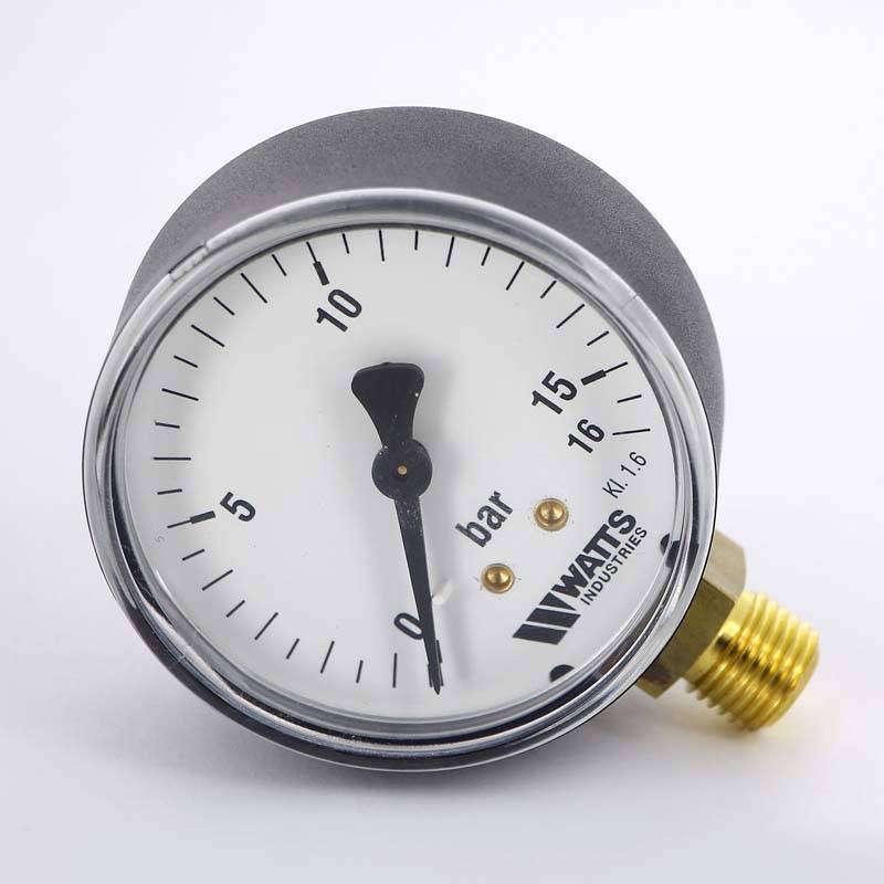 Манометр радиальный Watts F+R200 1/2 16 бар 80 мм 10007794