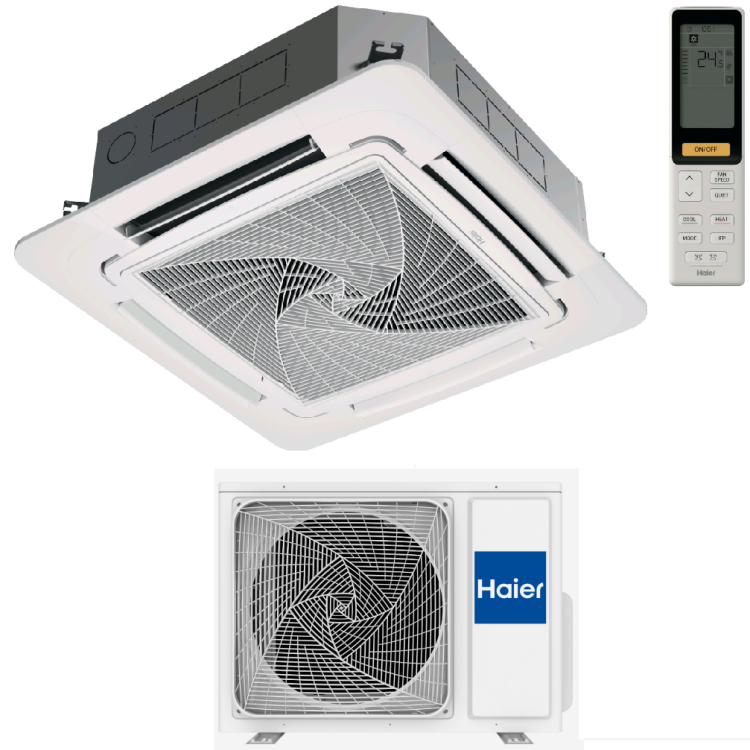 Сплит-система кассетная Haier Super Match Plus 4-х поточная с панелью PB-950QB AB71S2SR1FA/1U71S2SR3FA/PB-950QB