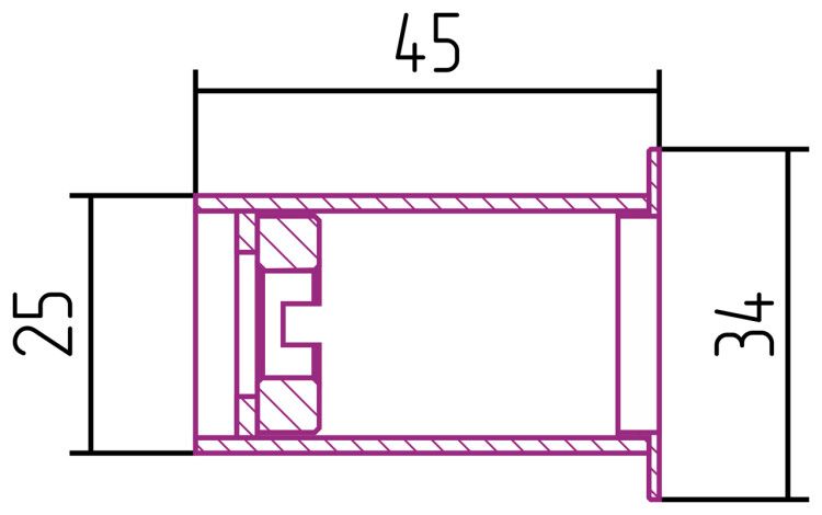 Модуль скрытого подключения Сунержа для МЭМ CUBE белый 1215270000