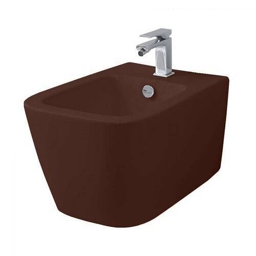 Биде подвесное Artceram A16 360х525х290 мм коричневый Brown Cocoa ASB0013900