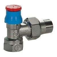 Клапан угловой термостатический Giacomini 1/2 с увеличенным проходом R401DX003