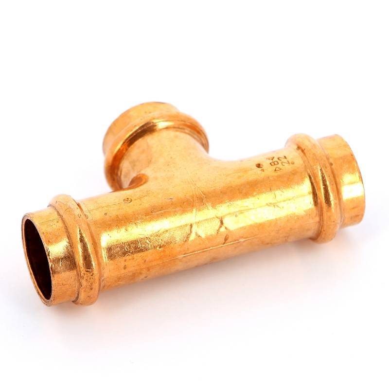 Тройник пресс IBP 22 мм медь P5130 02222022