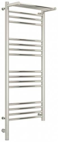 Полотенцесушитель электрический Сунержа Богема 3.0 с 1 полкой 400x1000 мм МЭМ нижнее слева сталь 0058061040