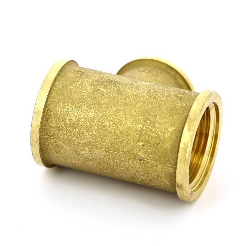 Тройник латунный Tiemme 1x3/4x1 ВР 1500087