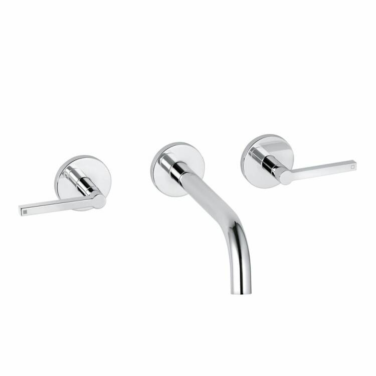 Смеситель для раковины Kludi Nova Fonte Puristic на 3 отверстия хром 201440515