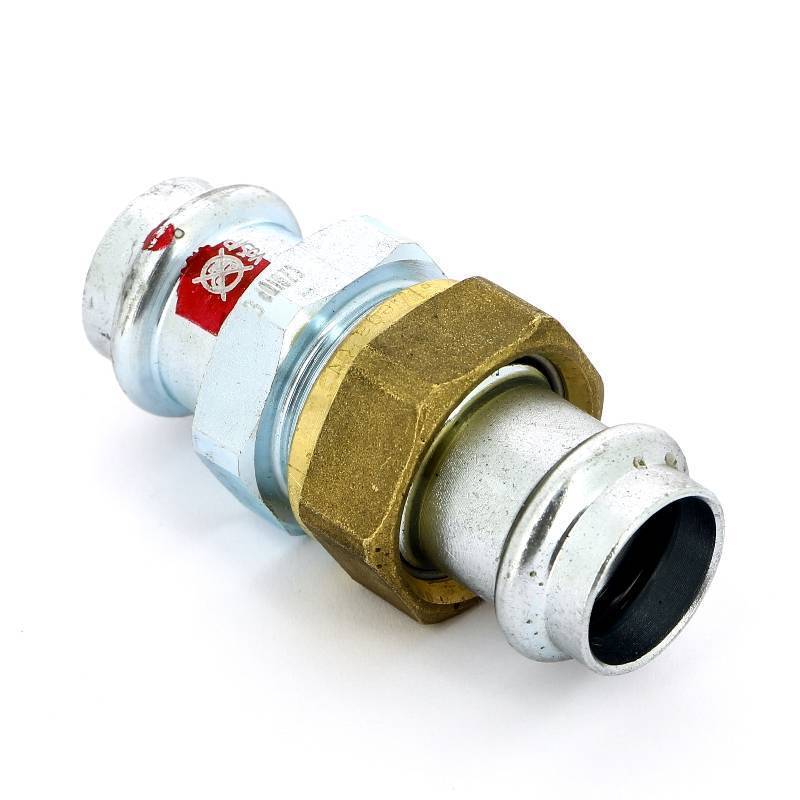 Муфта разъёмная пресс Viega Prestabo оцинкованная сталь 22 мм 559328