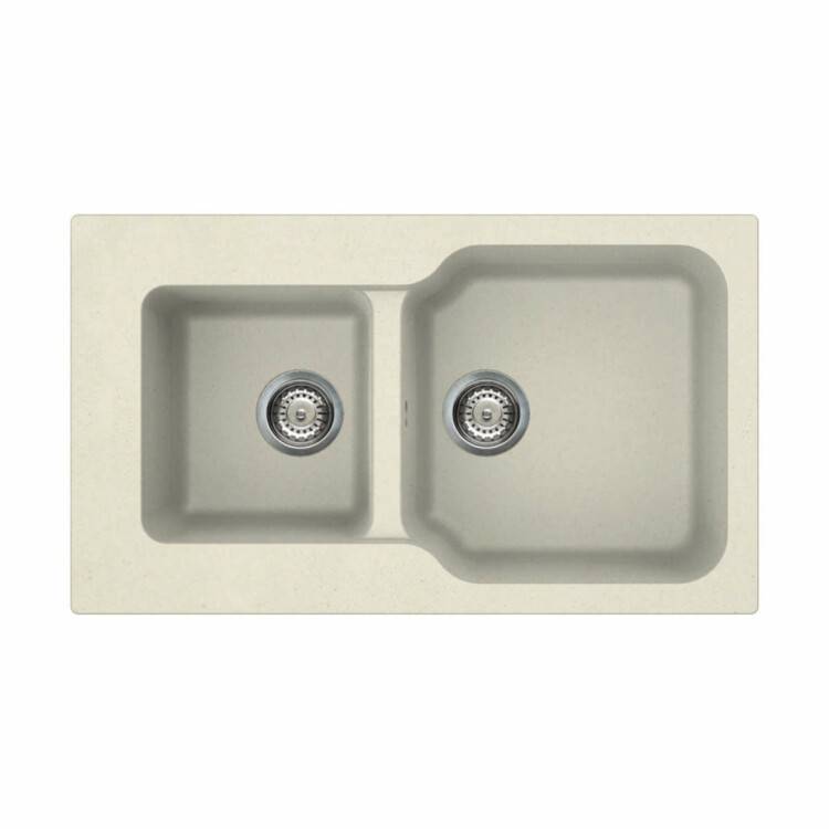 Кухонная мойка OMOIKIRI Maru 860x500 мм 2 чаши ваниль 4993285