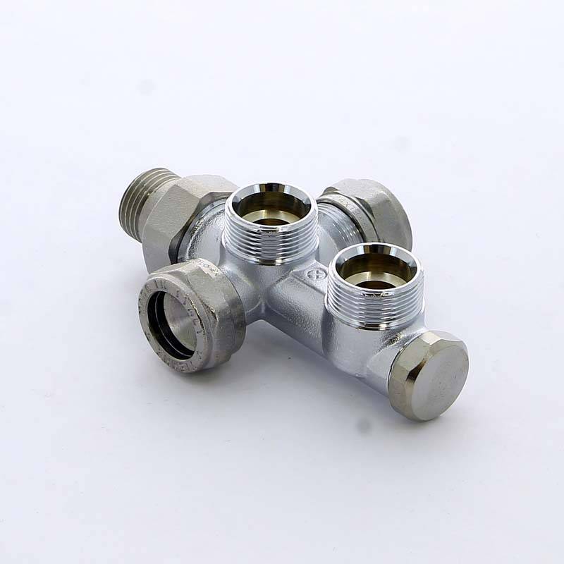 Узел радиаторный TIEMME для однотрубной системы разводка в стену 1/2 x M24x19 3370005