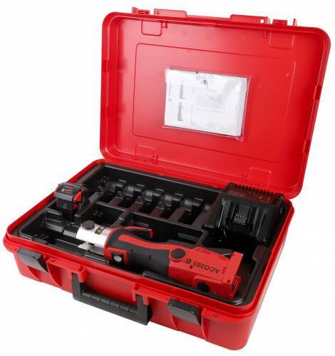 Пресс-инструмент аккумуляторный MVI NOVOPRESS ACO203 BT с зарядным устройством 481178050