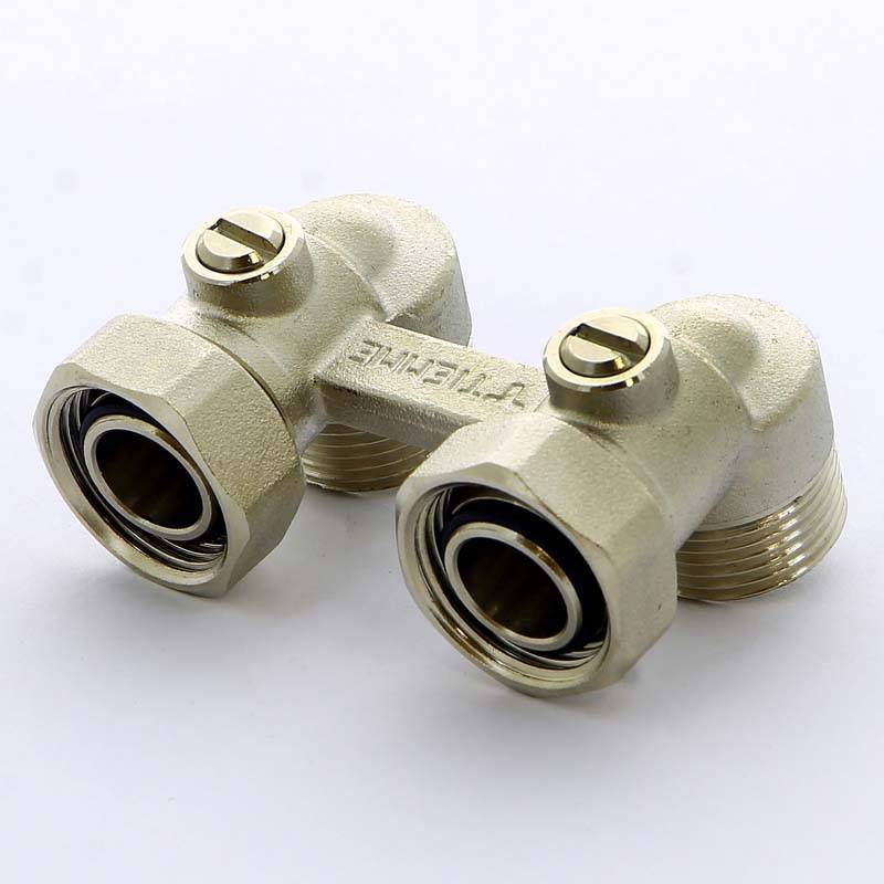 Узел радиаторный угловой TIEMME 3/4х3/4х18 3390002