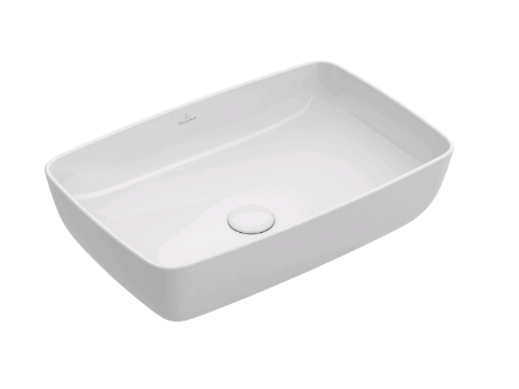 Раковина накладная Villeroy & Boch Artis 580х380х125 мм альпийский белый 41725801