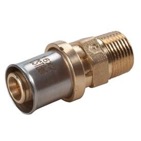 Переходник с наружной резьбой Giacomini R107 26x3-3/4 латунь R107Y049