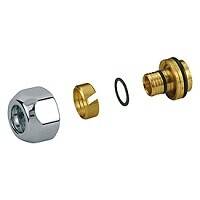 Переходник для трубы Giacomini T179M 16x1/2 хром T179MX009