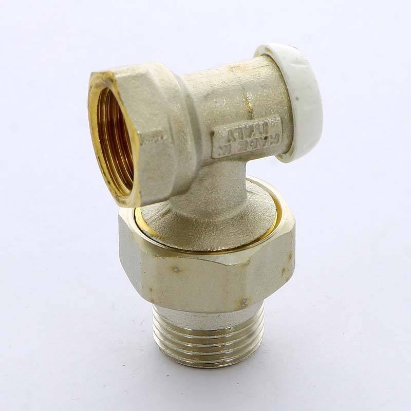 Вентиль радиаторный обратный угловой Tiemme EXCEL 1/2 3230001