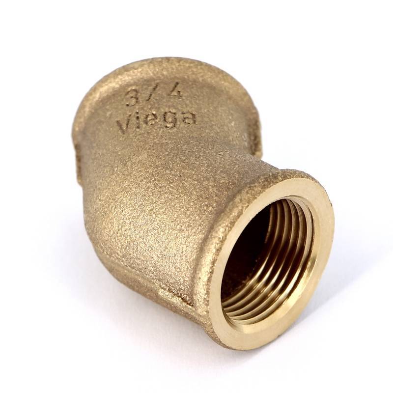 Угольник бронзовый Viega 45° ВВ 3/4 320645