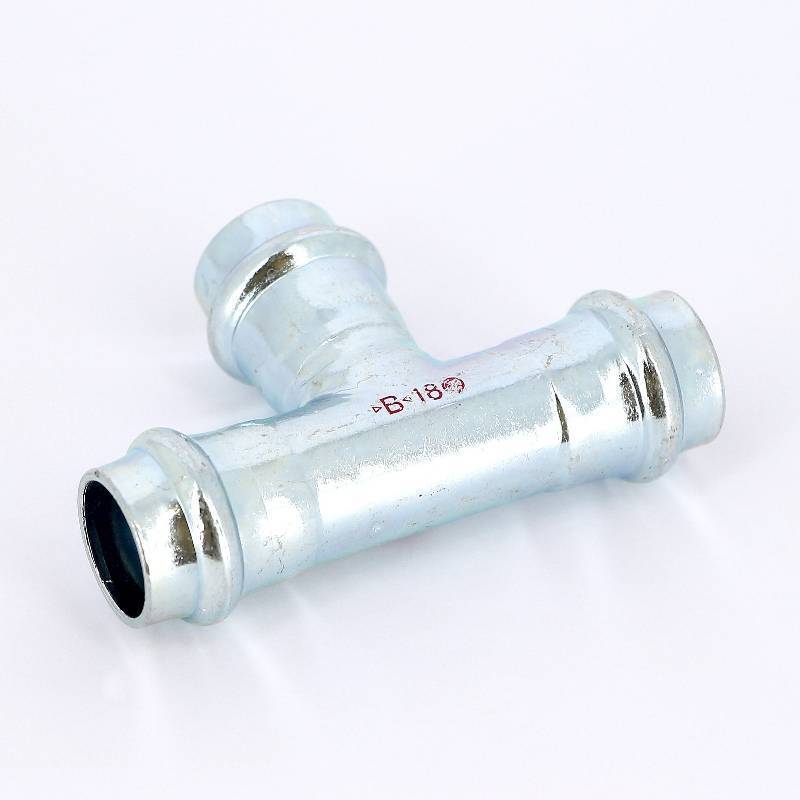 Тройник пресс IBP 18 мм оцинкованная сталь PC5130 0181818