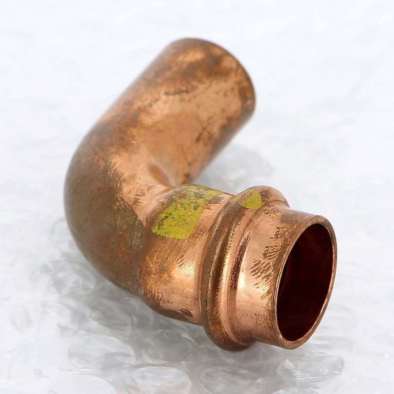 Отвод пресс медный Viega Profipress G 15 мм 90° однораструбный 345532