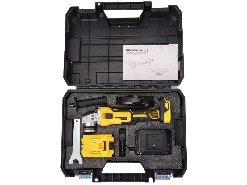 Угловая шлифмашина аккумуляторная ProfiPower DWDGA-18V