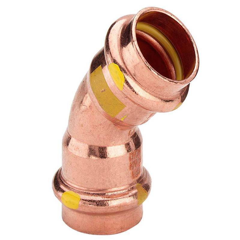 Угольник пресс 45° Viega Profipress G 28 мм медь 345631