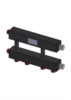 Каскадный узел горизонтальный Gidruss до 3 котлов AGR4932005000