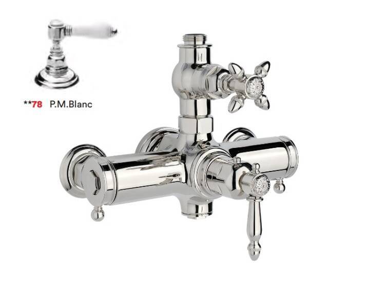Смеситель для душа термостатический Nicolazzi Petit Mont Blanc бронза 4917BZ78