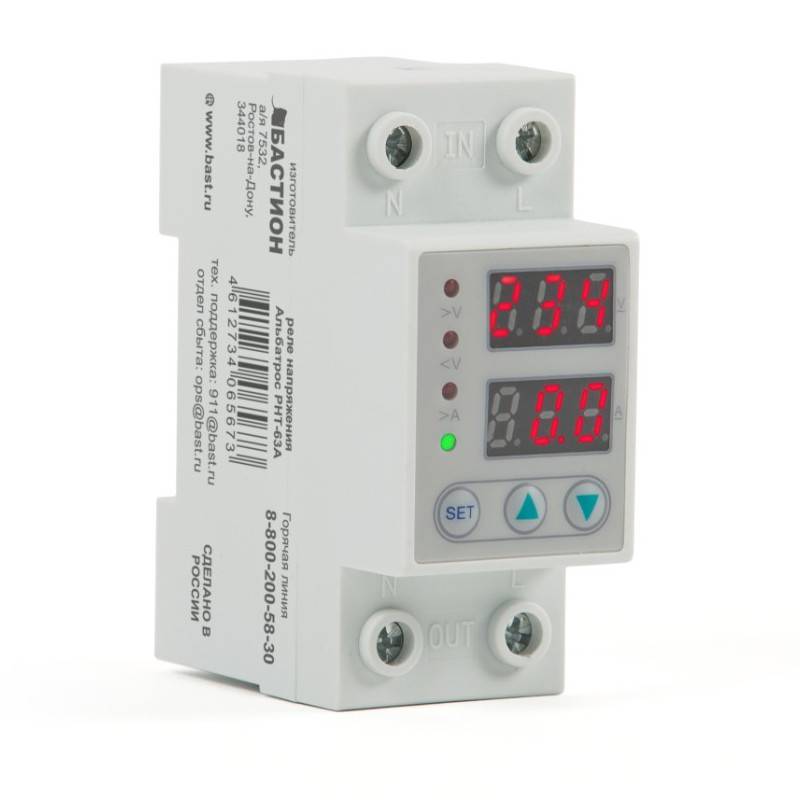 Реле напряжения Бастион Альбатрос РНТ-63А 63 А 602