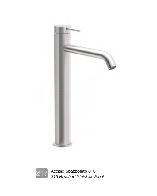Смеситель для раковины, Almar, на раковину/столешницу, цвет-Stainless Steel AISI 316 (Товар заказной, возврату не подлежит)