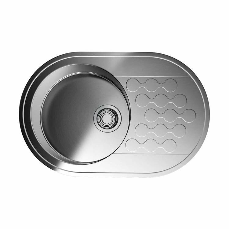 Кухонная мойка OMOIKIRI Kasumigaura 65-R 650x460 мм нержавеющая сталь 4993728