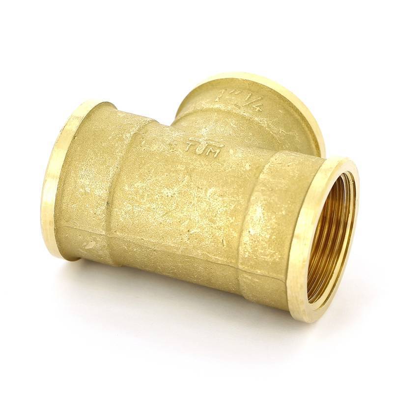 Тройник латунный Tiemme 1 1/4 ВР 1500029