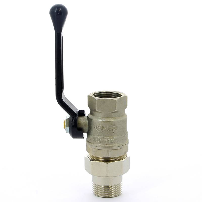 Кран шаровой Bugatti New Jersey 1 НВ с разъемным соединением рычаг 09200005