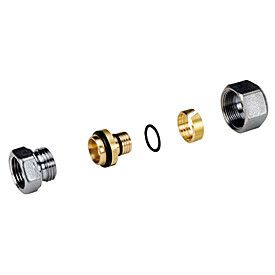 Фитинг прямой Giacomini R187F 1 x (32x3) мм внутренняя резьба хромированный R187FX126