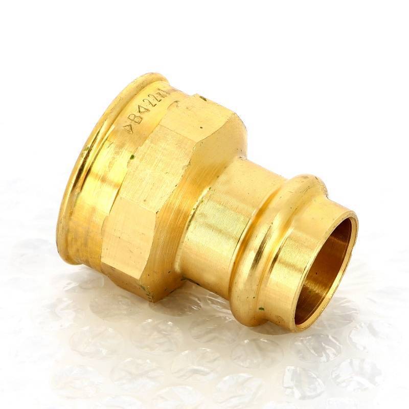 Муфта переходная IBP >B< Press 22 мм х 1 ВР бронза P4270G02208000