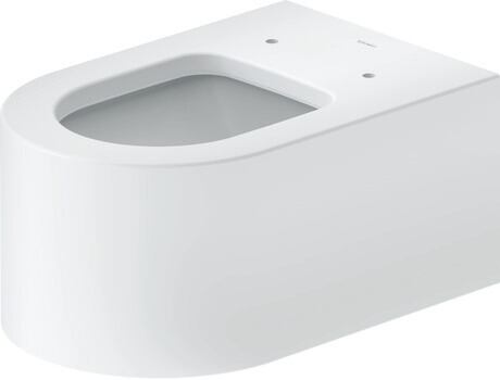 Унитаз подвесной Duravit Vitrium безободковый 380x570 мм белый матовый/глянцевый 250409FF00