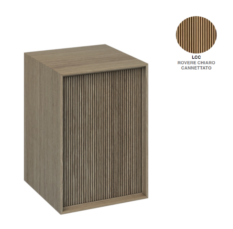 Секция с дверцей Scarabeo Laila для консоли Rovere Chiaro Cannettato 2719LCC