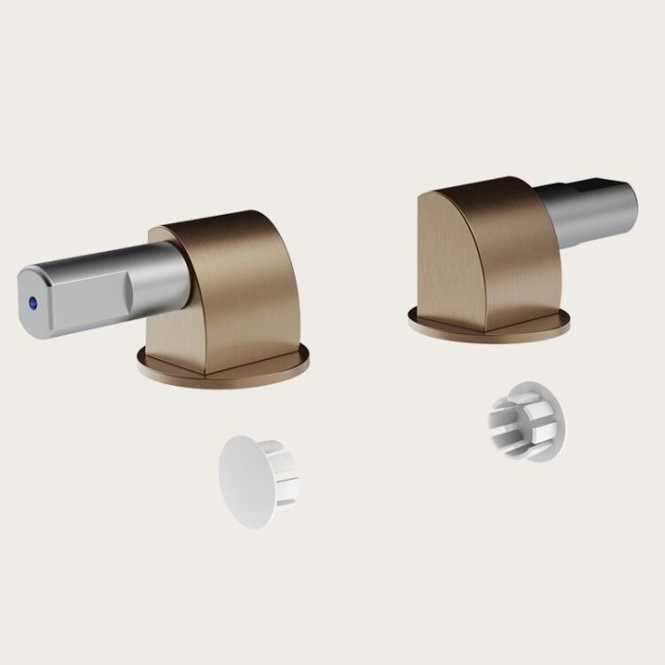 Петли Gessi для сиденья унитаза плавного закрывания Copper Brushed PVD 37584708