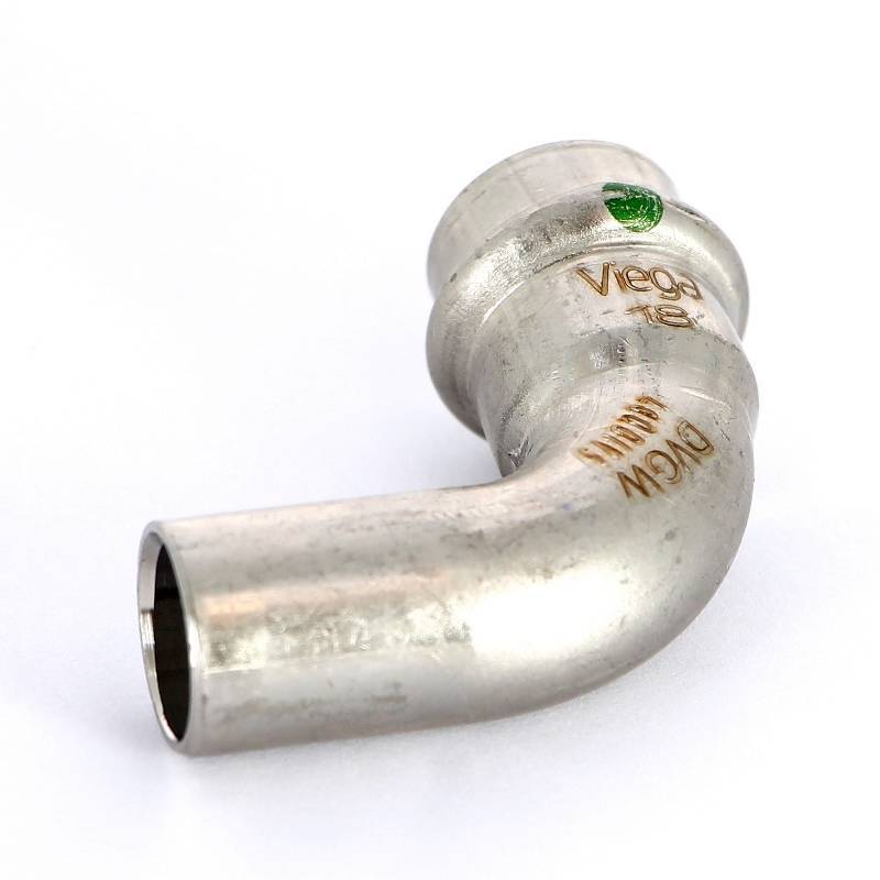 Отвод однораструбный 90° Viega Sanpress Inox пресс нержавеющая сталь 18 мм 435714