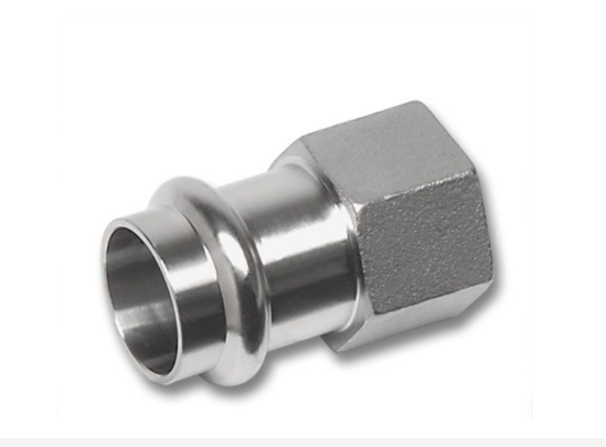 Муфта, Sanha, переходная ВПр-ВР, 28x3/4, NiroPress AISI304L, 91270G.3